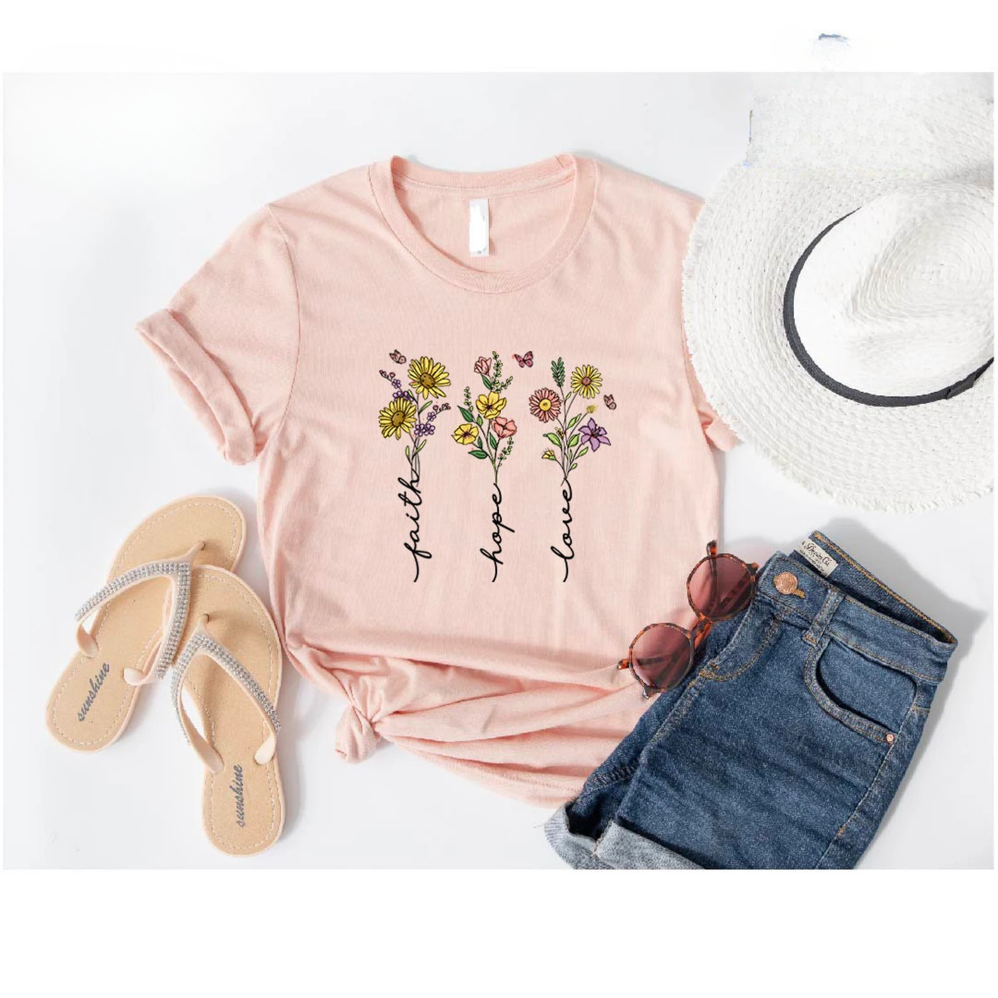 Floral Christian T-Shirt