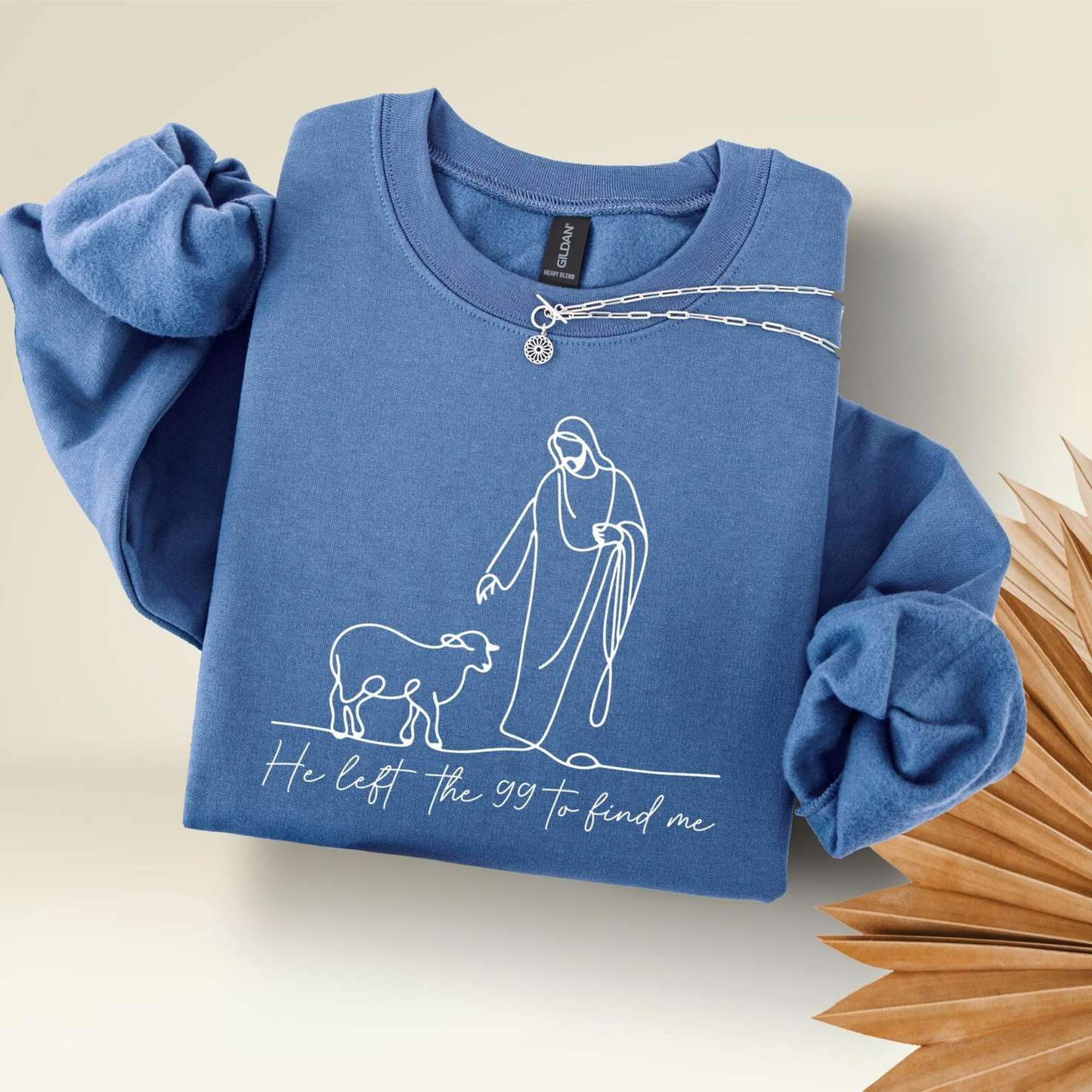 He Left The 99 Sweater V