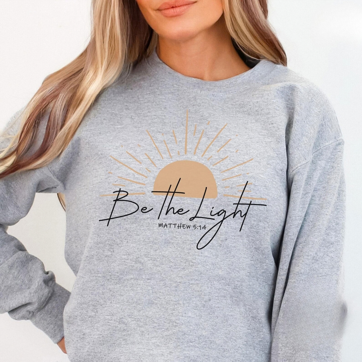 Be The Light Sweater New V12