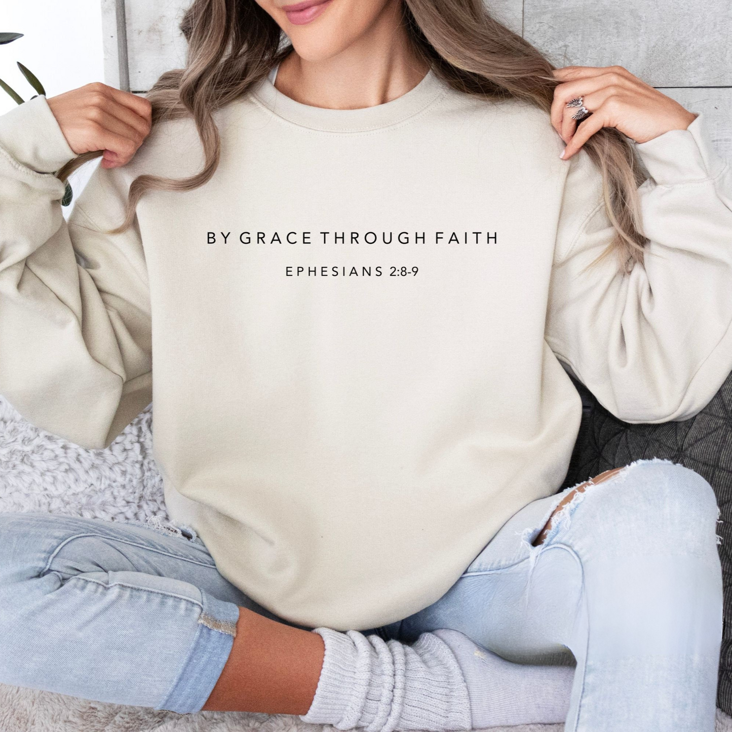 By Grace Through Faith Sweater