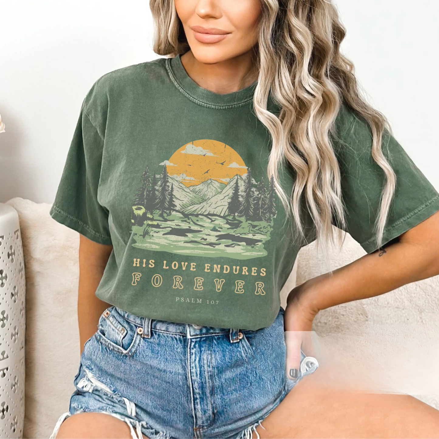 His Loves Endures Tee