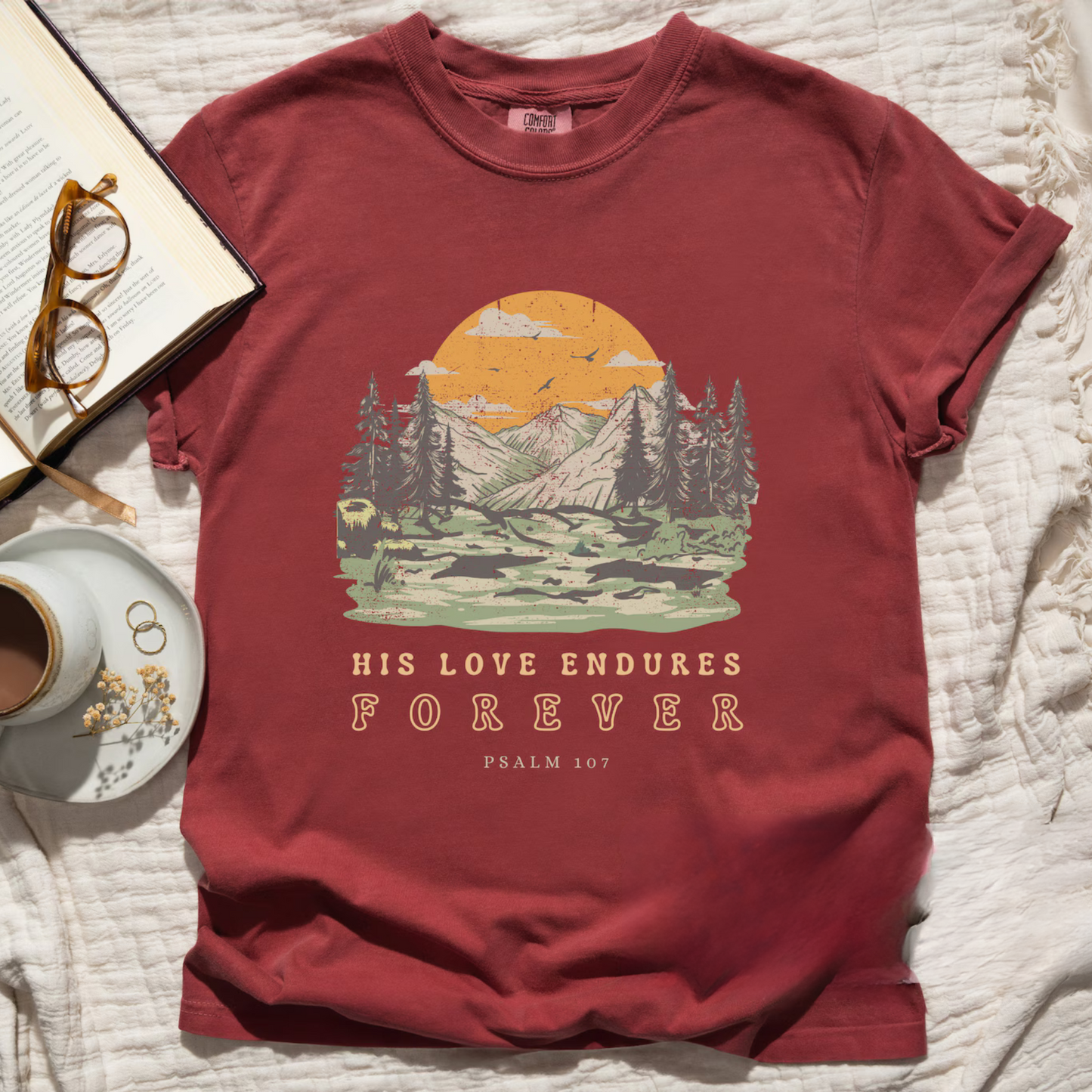 His Loves Endures Tee