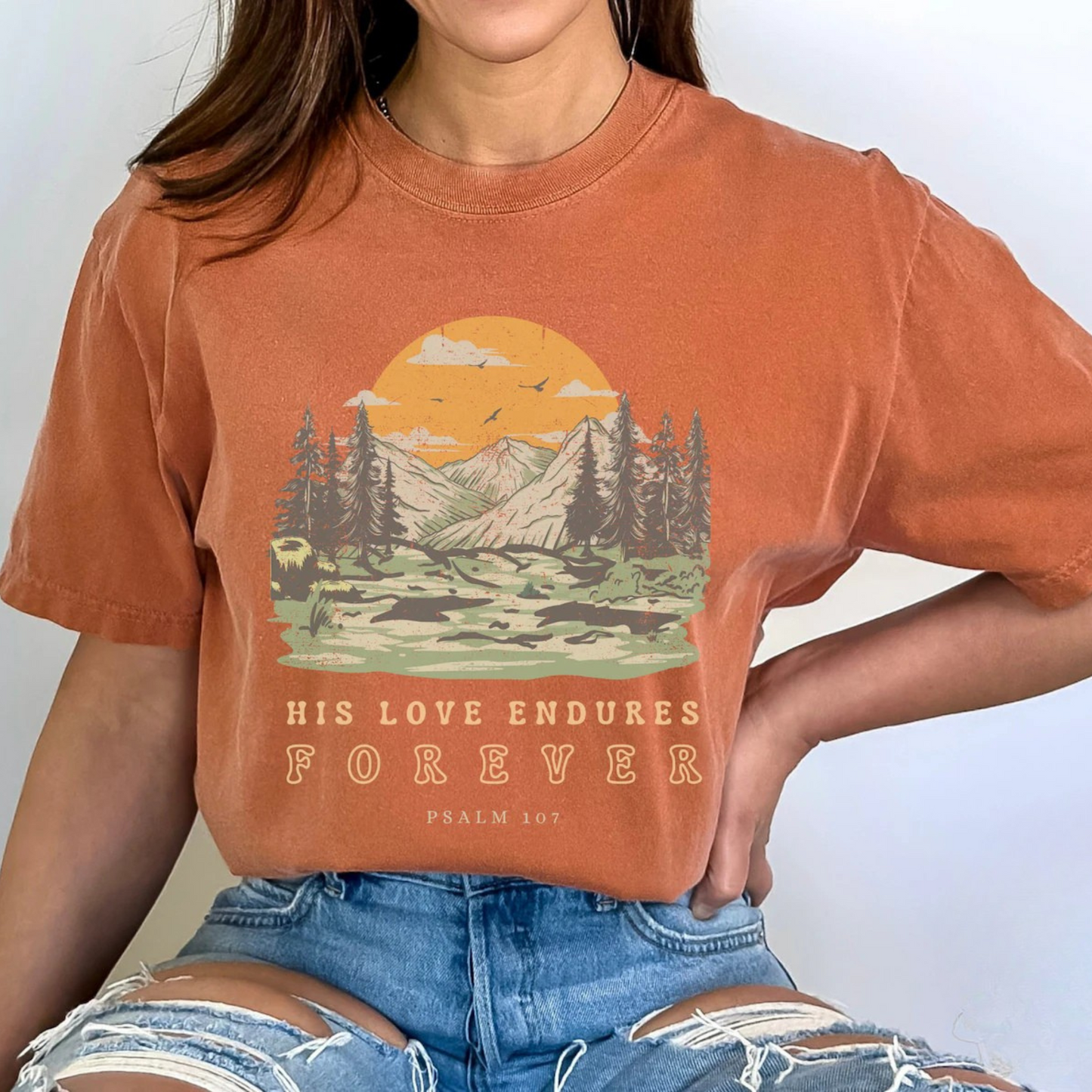 His Loves Endures Tee