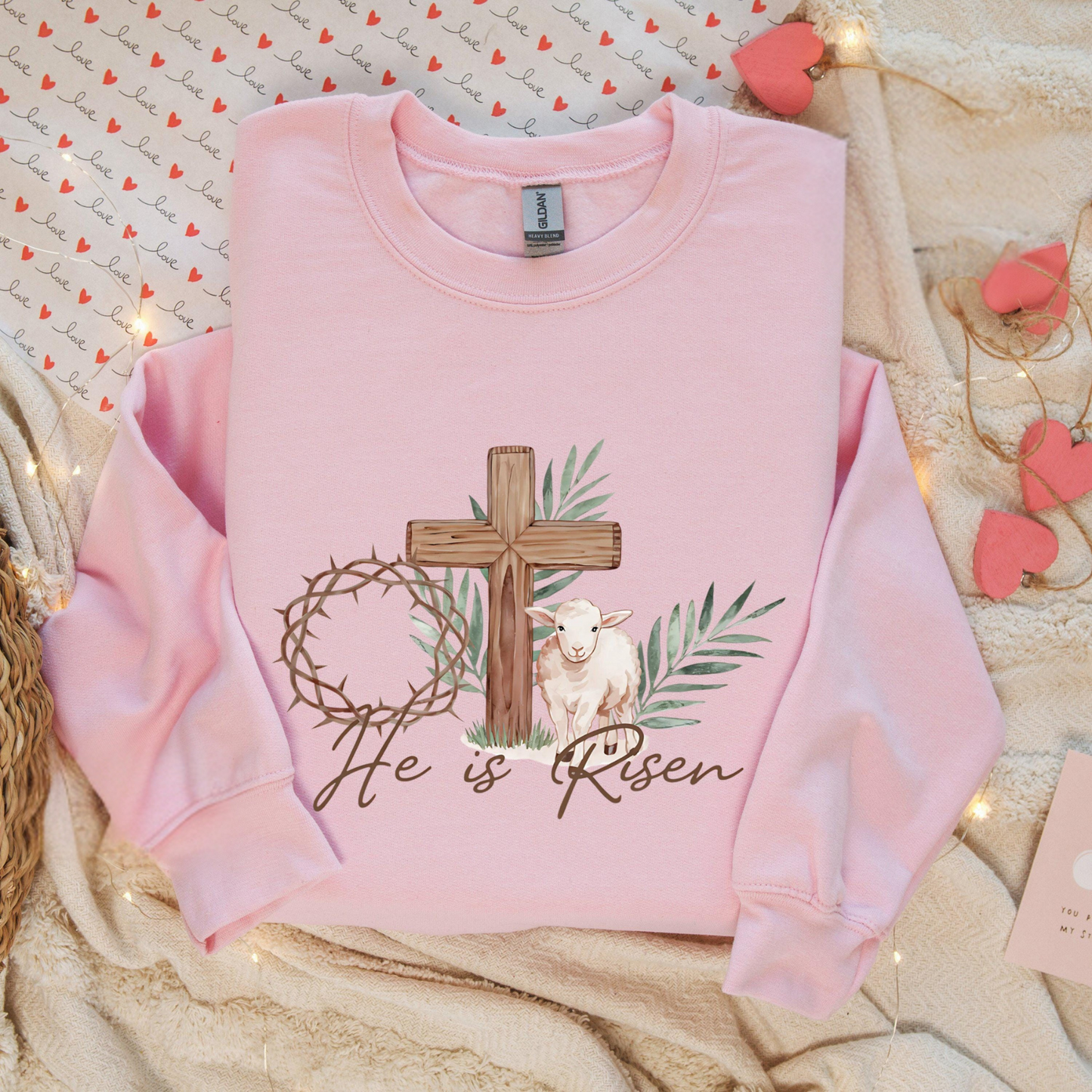 He Is Risen Easter Sweater