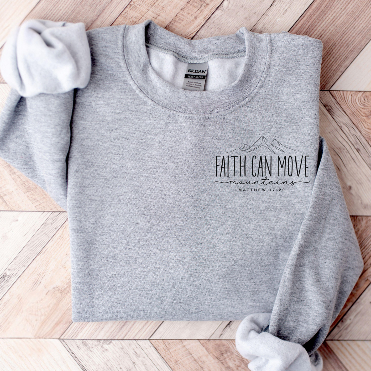 Faith Can Move Mountains Sweater V3