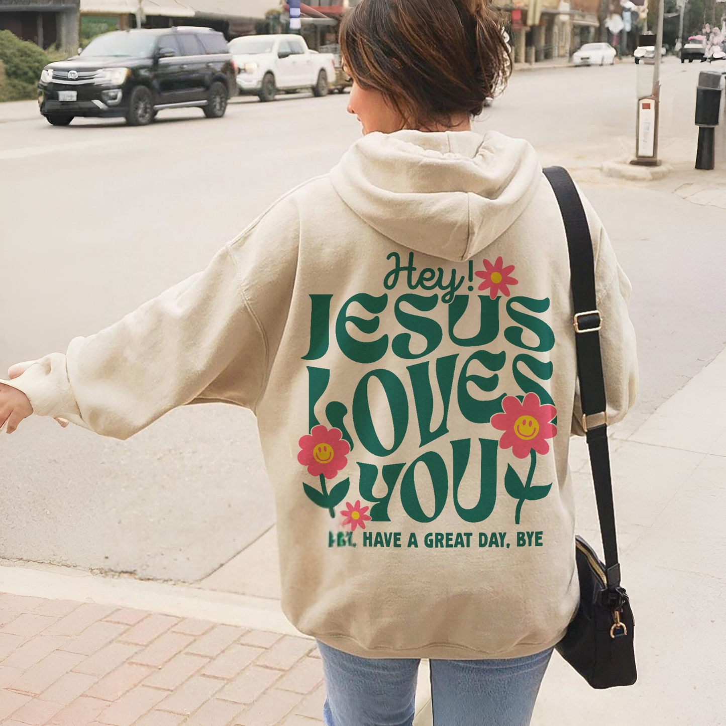 Jesus Loves You Hoodie V4