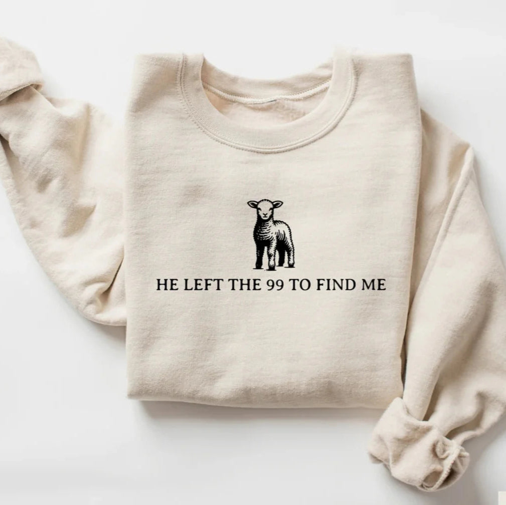 He Left The 99 Sweater