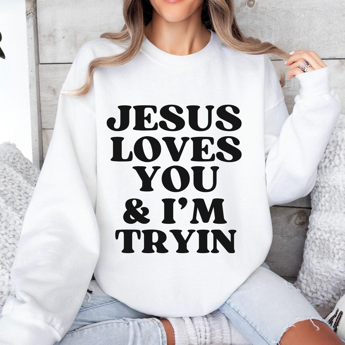 I'm Tryin Sweater