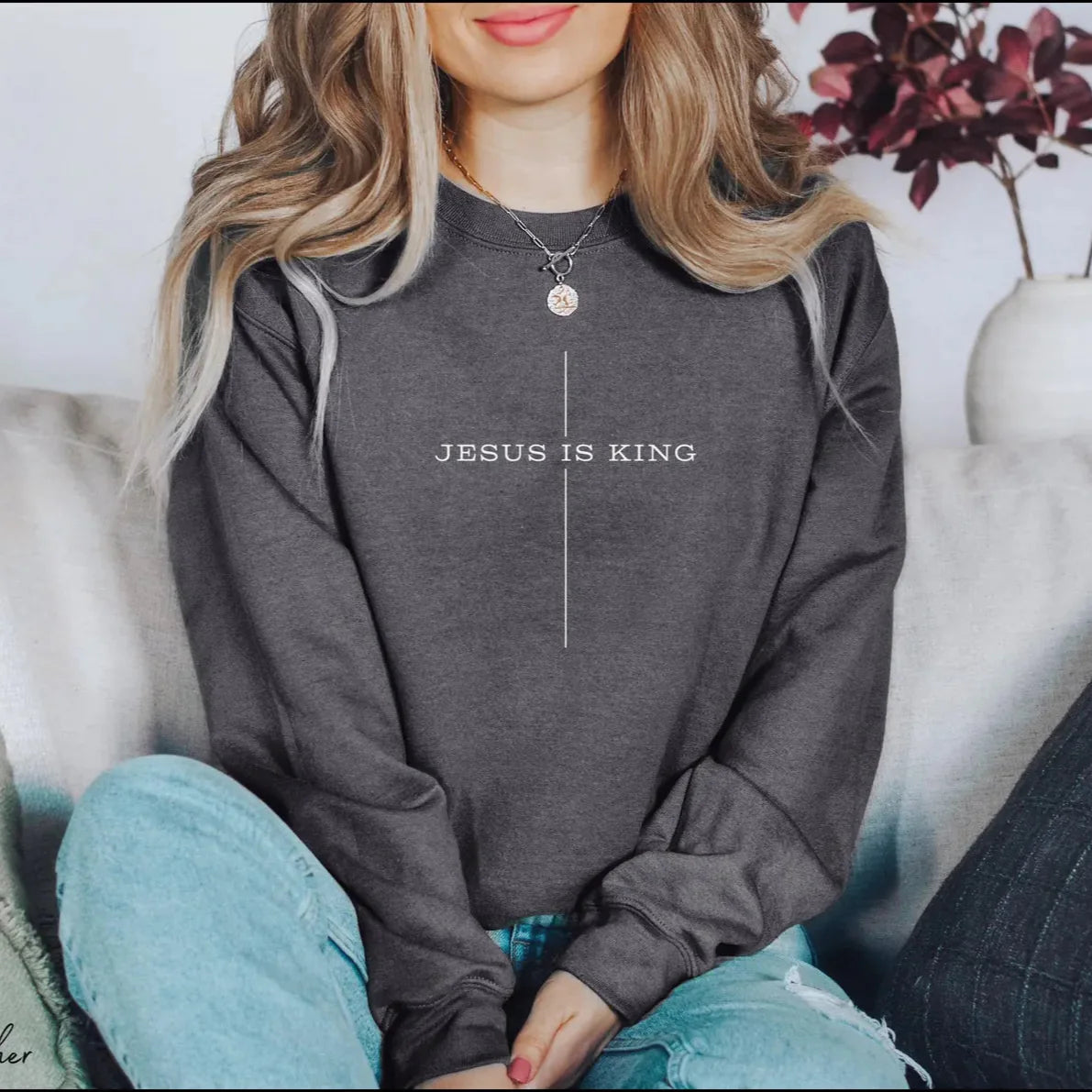 Jesus Is King Sweater