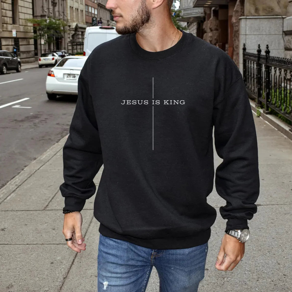 Jesus Is King Sweater