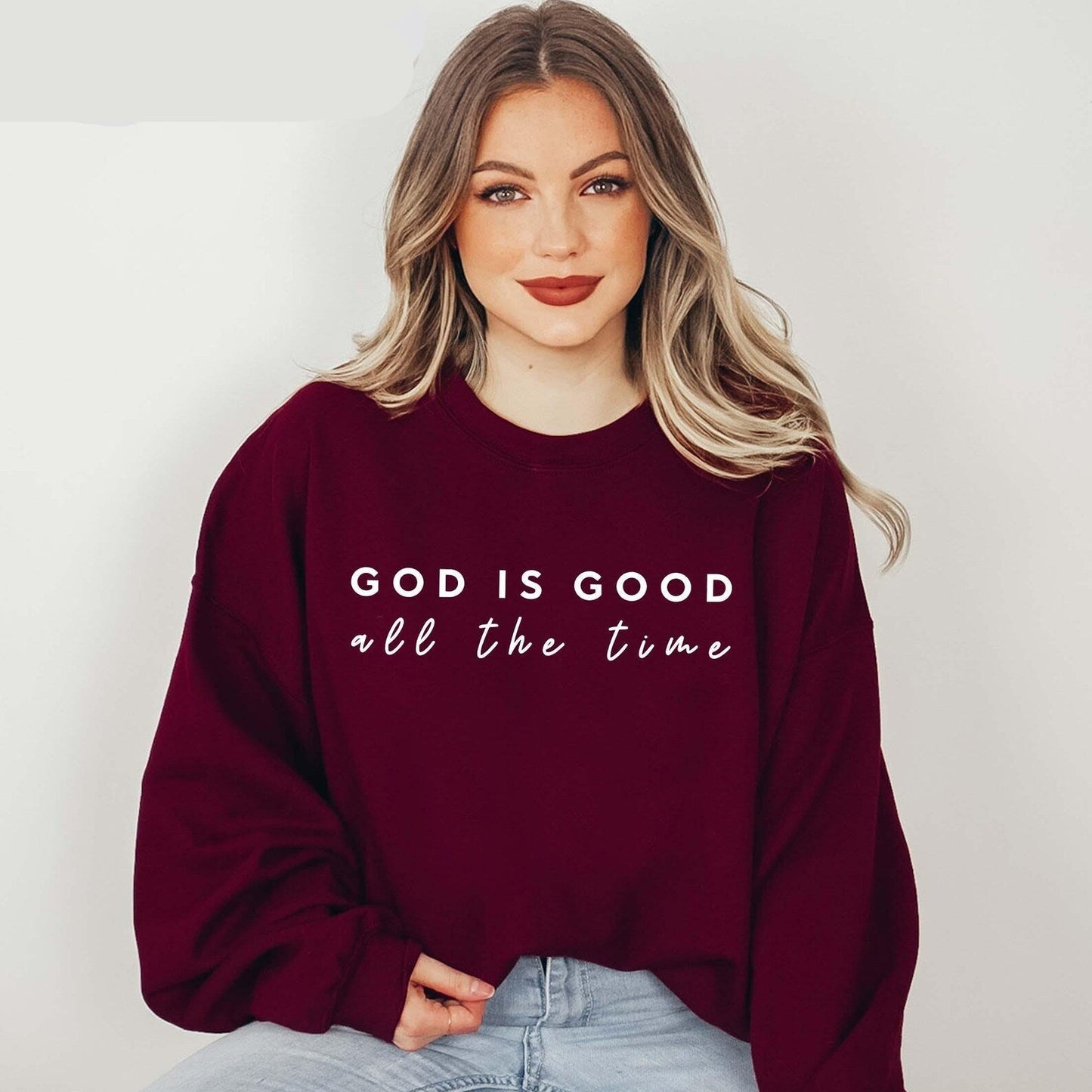 God Is Good Sweater V6