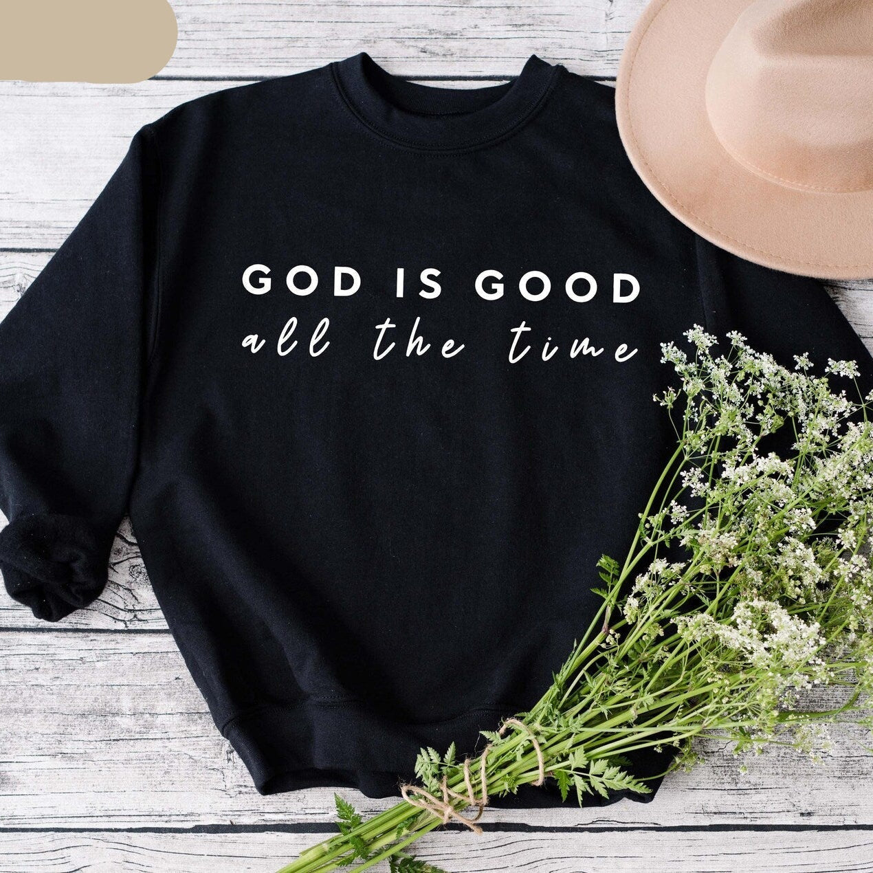 God Is Good Sweater V6