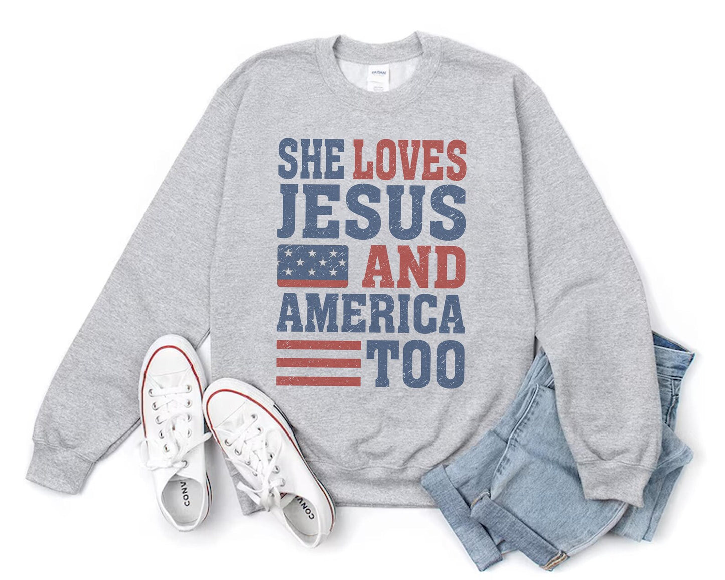 Jesus USA Sweater
