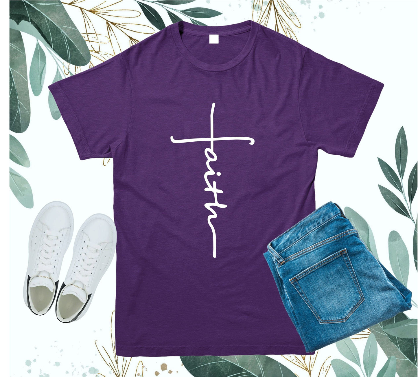 Men's Faith Cross Tee
