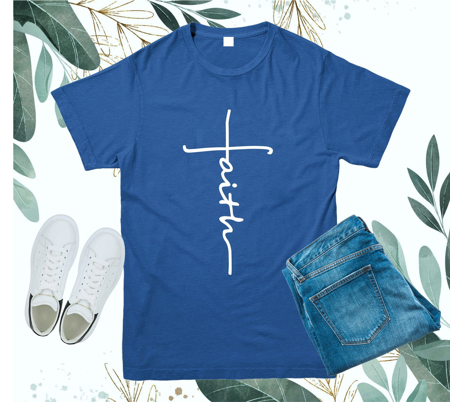 Men's Faith Cross Tee