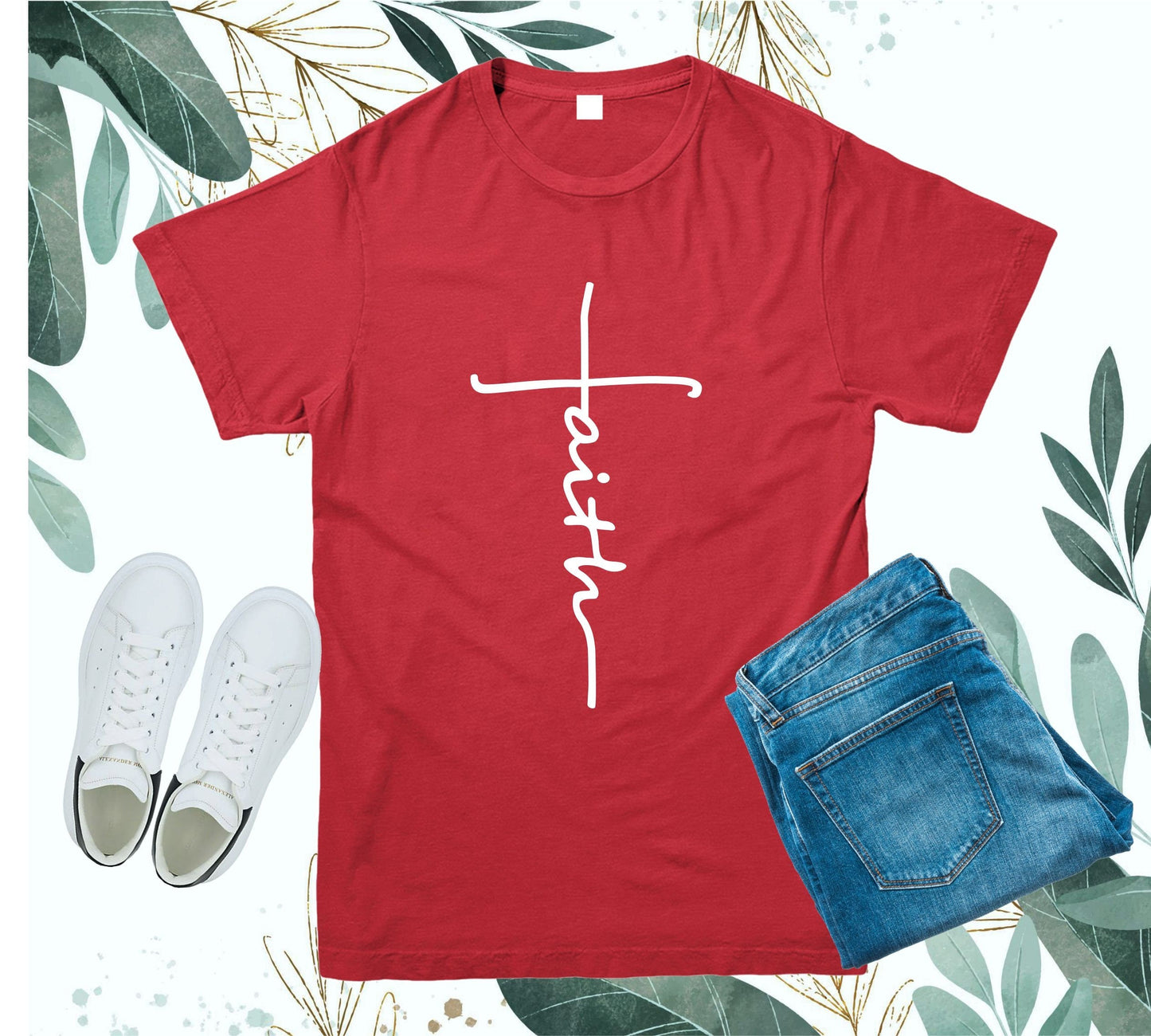 Men's Faith Cross Tee