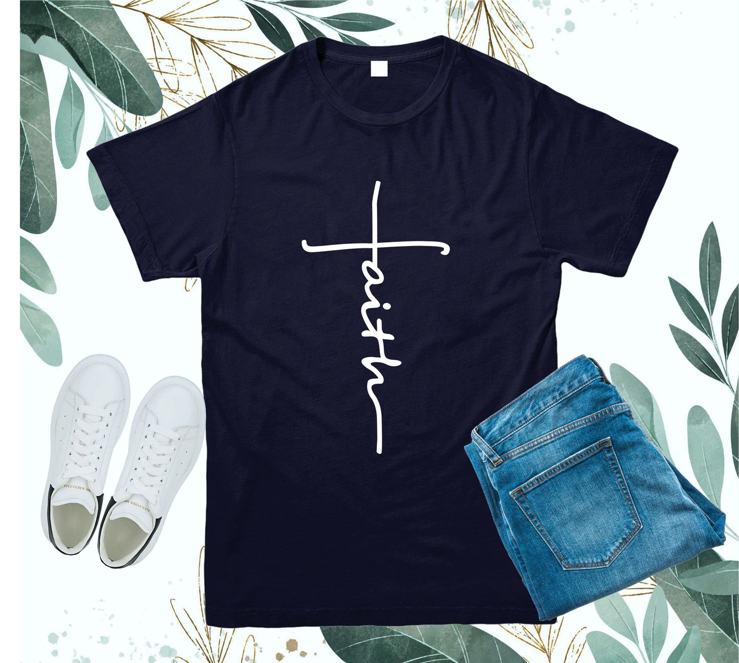 Men's Faith Cross Tee