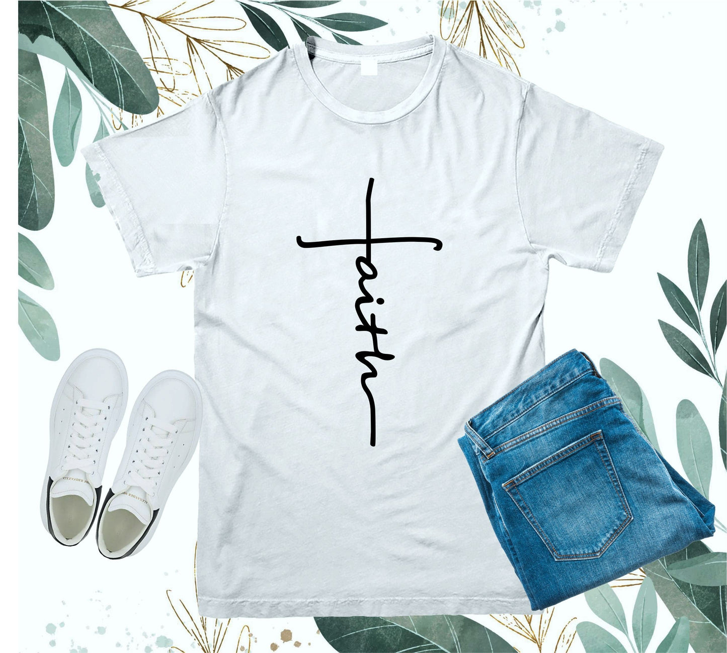 Men's Faith Cross Tee