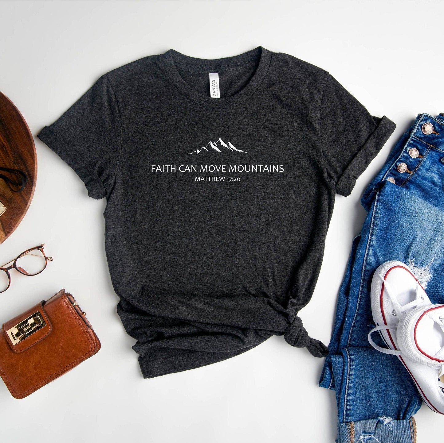 Faith Can Move Mountains Tee V9