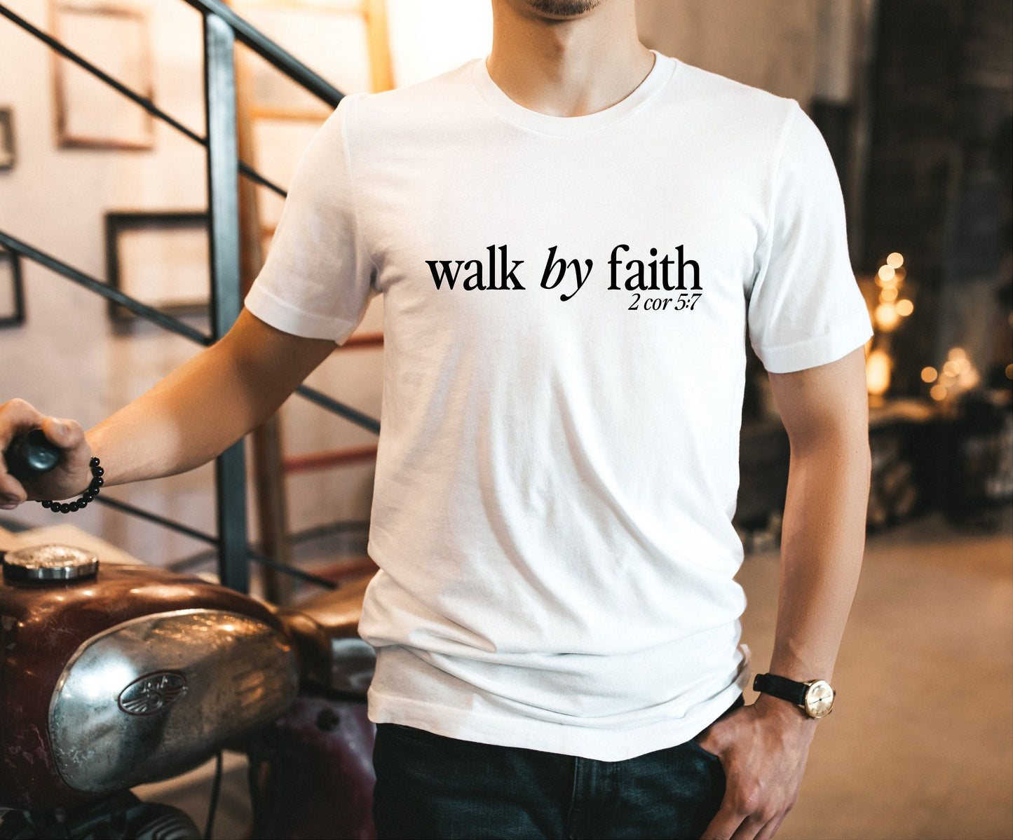 Walk By Faith Tee V2