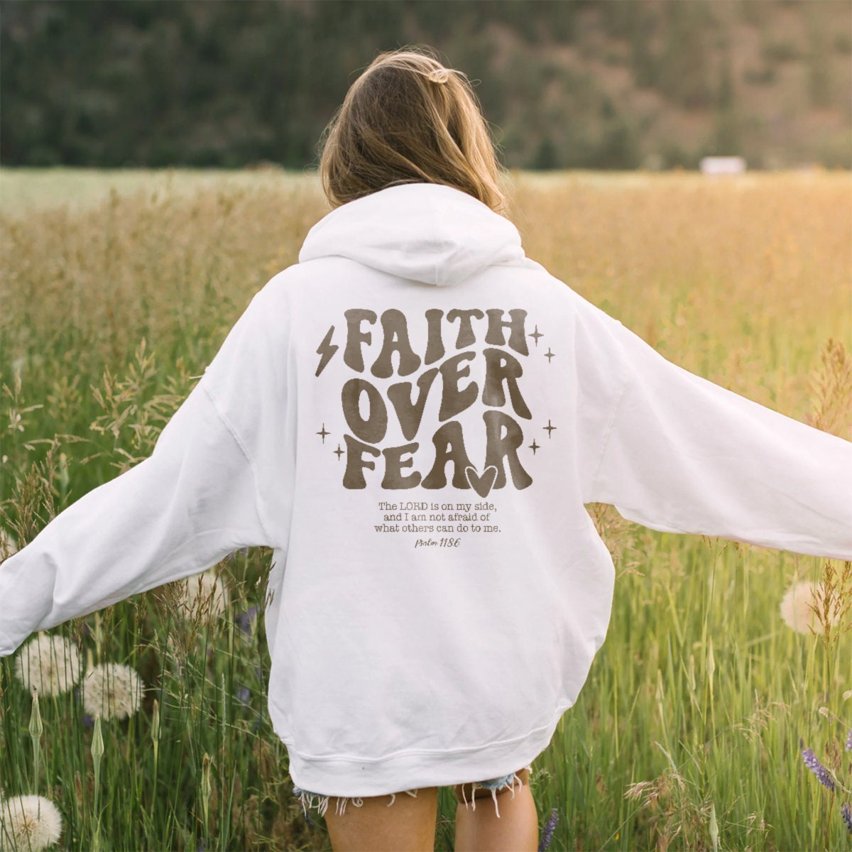Faith Over Fear Hoodie V9