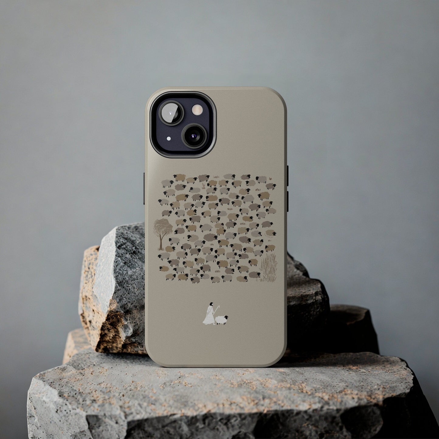 Jesus Leaves The 99 Sheep Phone Case
