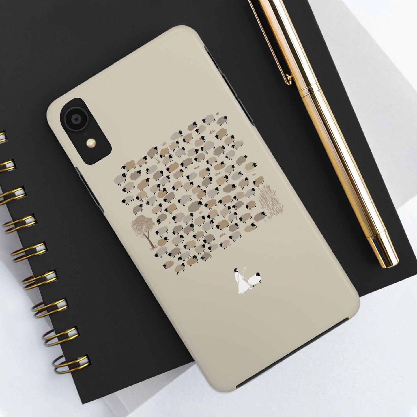 Jesus Leaves The 99 Sheep Phone Case