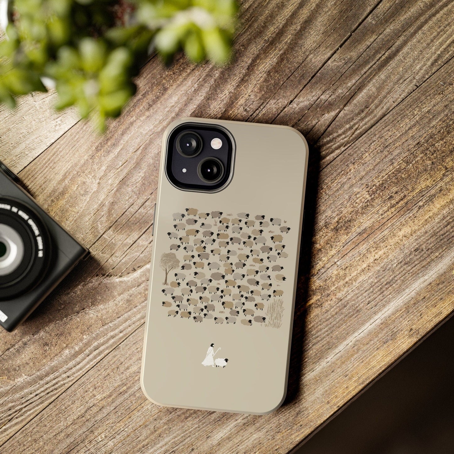 Jesus Leaves The 99 Sheep Phone Case