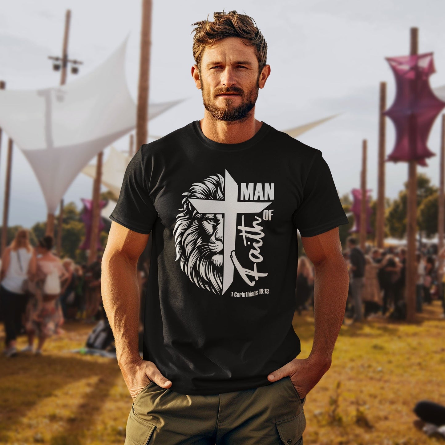 Man Of Faith Tee V2