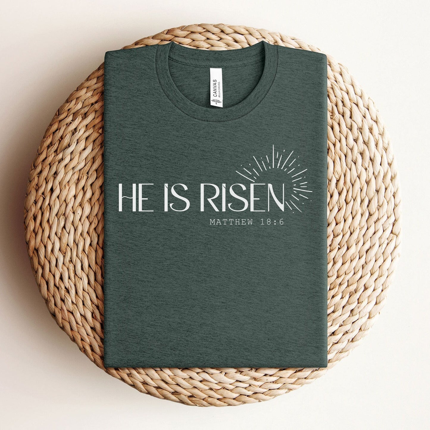 He Is Risen Tee