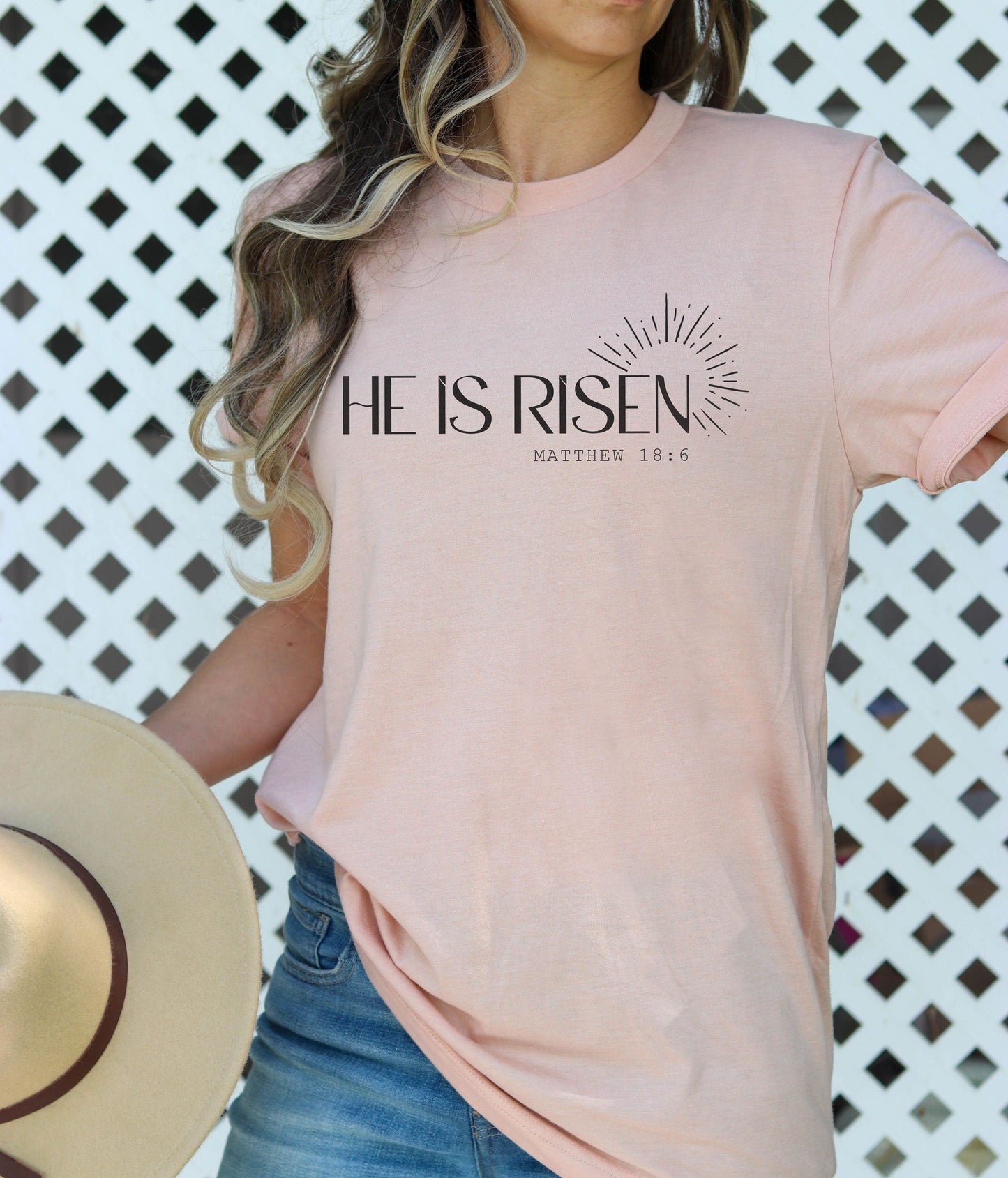 He Is Risen Tee