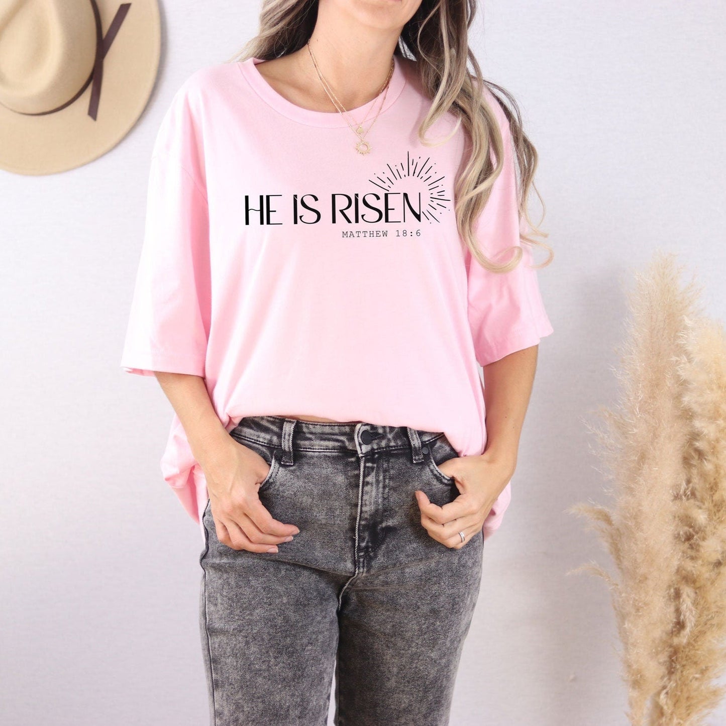 He Is Risen Tee