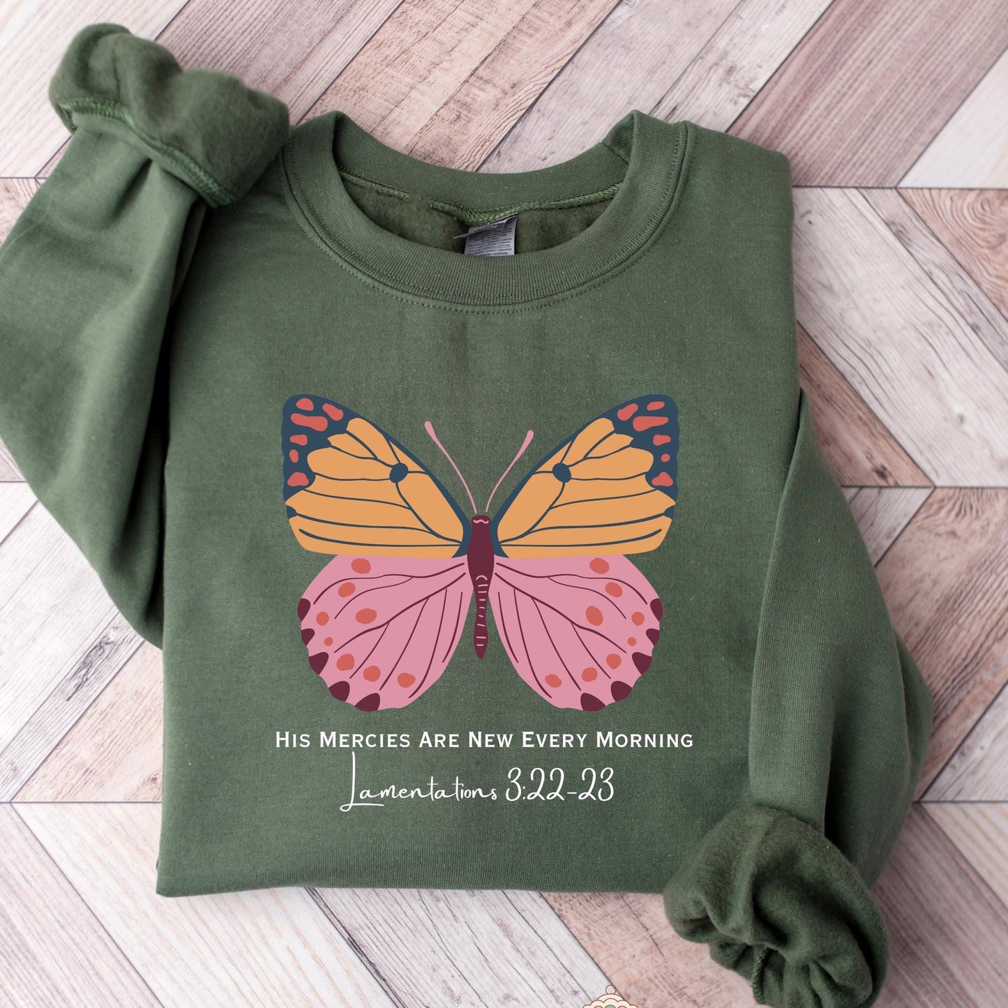 His Mercies Butterfly Sweater