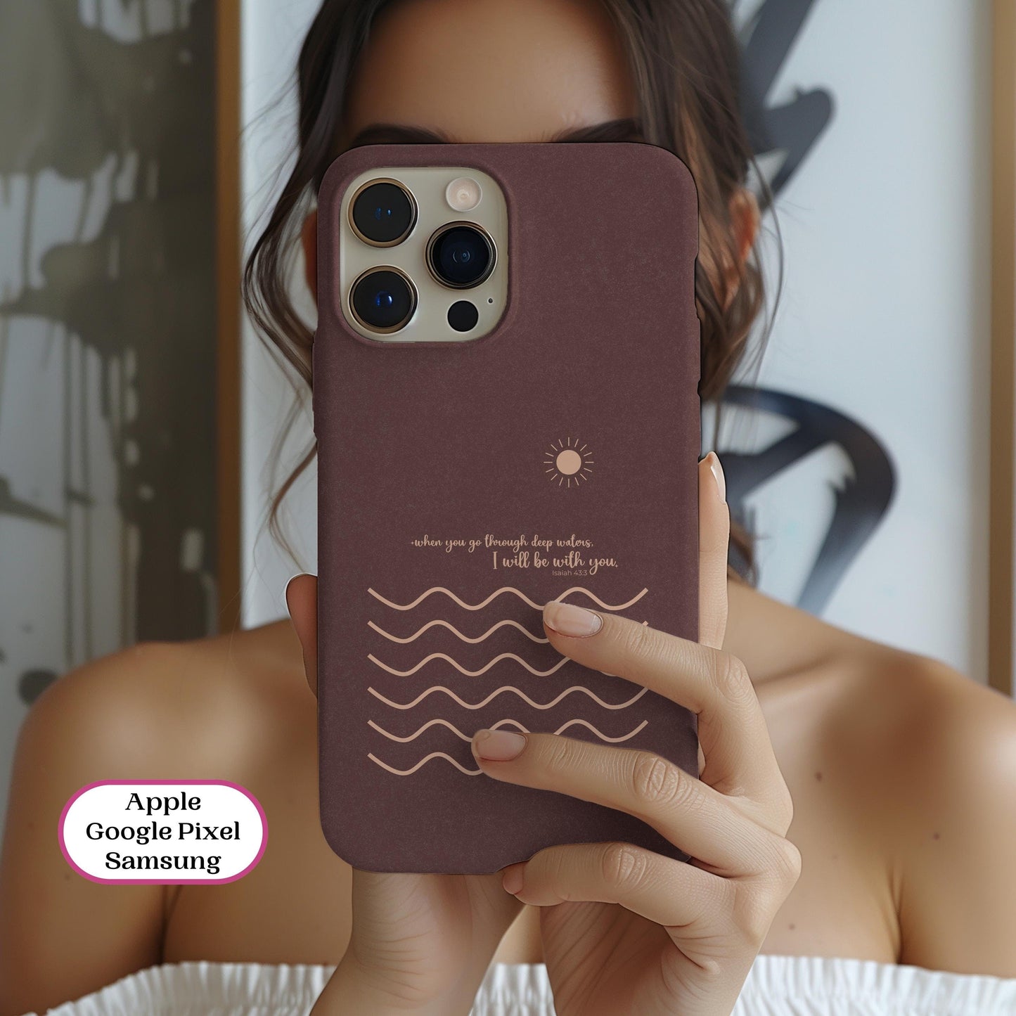 I Will Be With You Phone Case