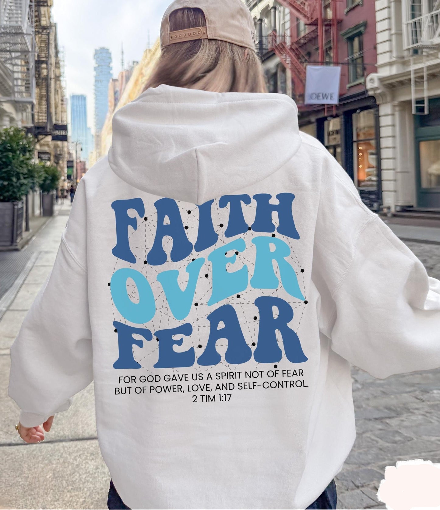 Faith Over Fear Christian Hoodie V11