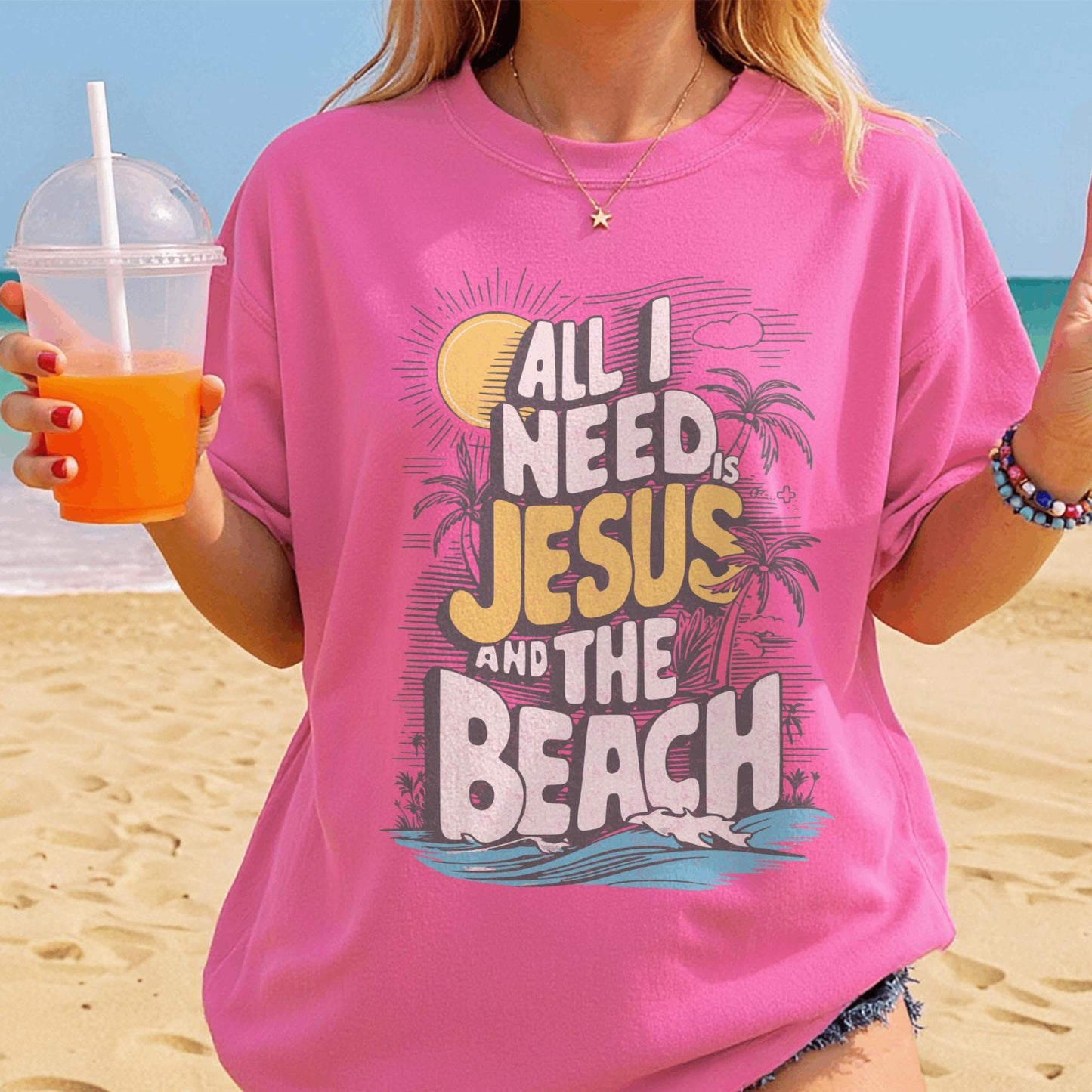 Jesus & The Beach Tee