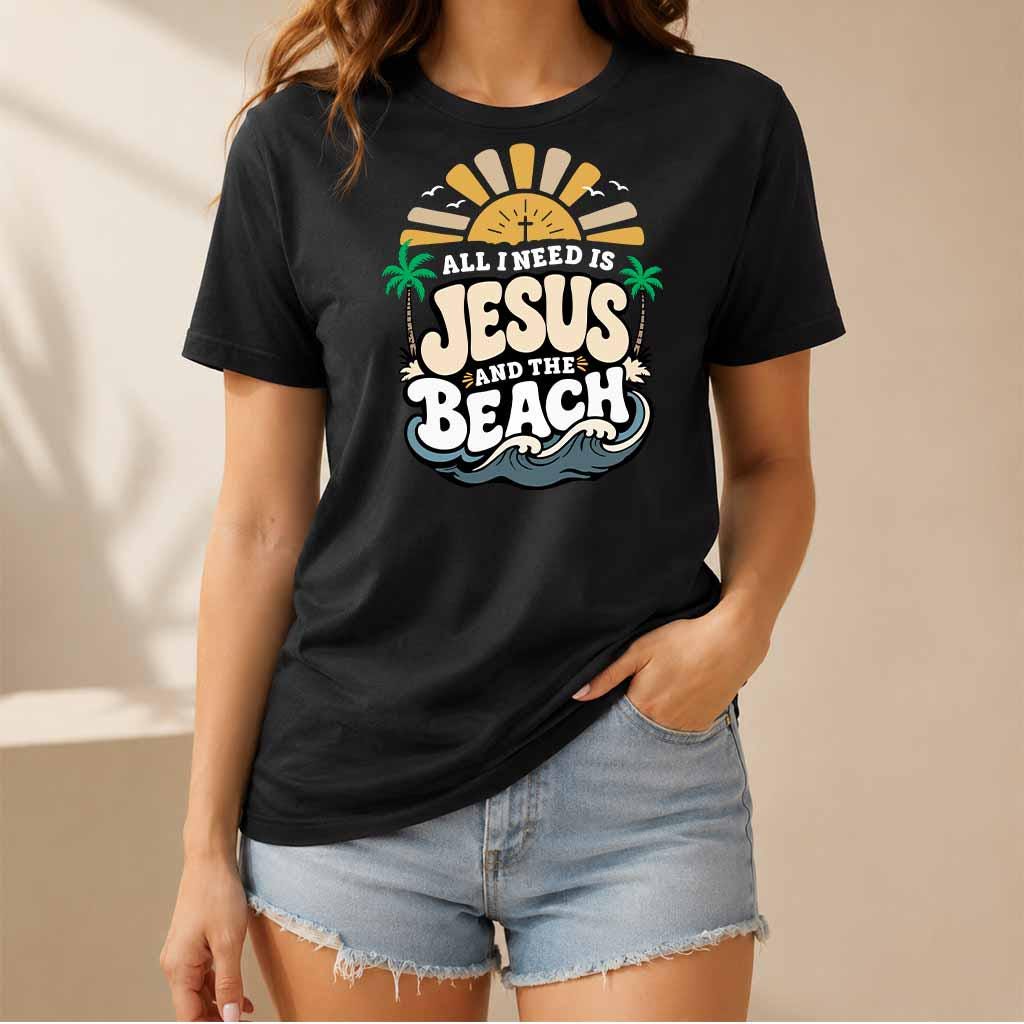 Jesus and Beach Tee