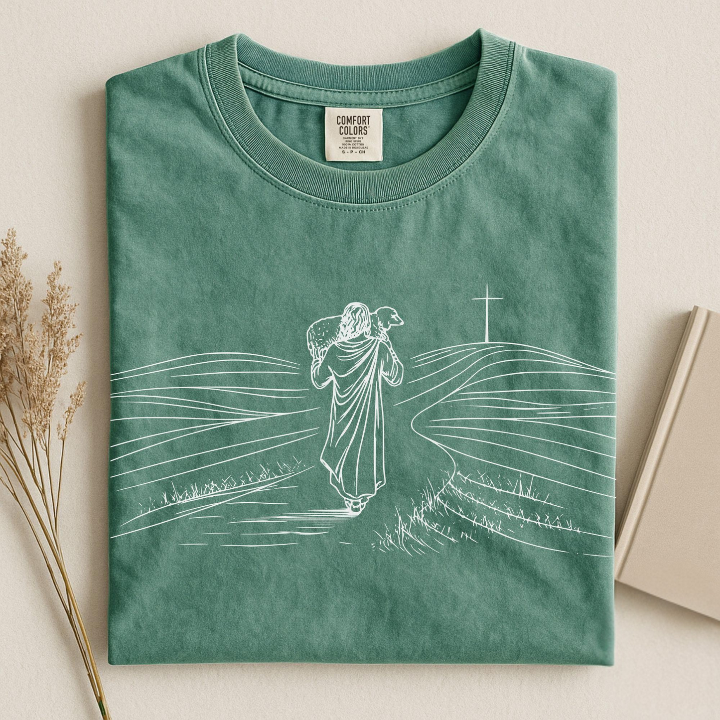 Jesus Holding Sheep Shirt
