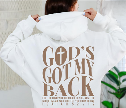God's Got My Back Hoodie V
