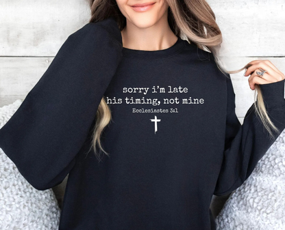 Sorry I'm Late Sweater