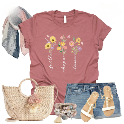 Floral Christian T-Shirt