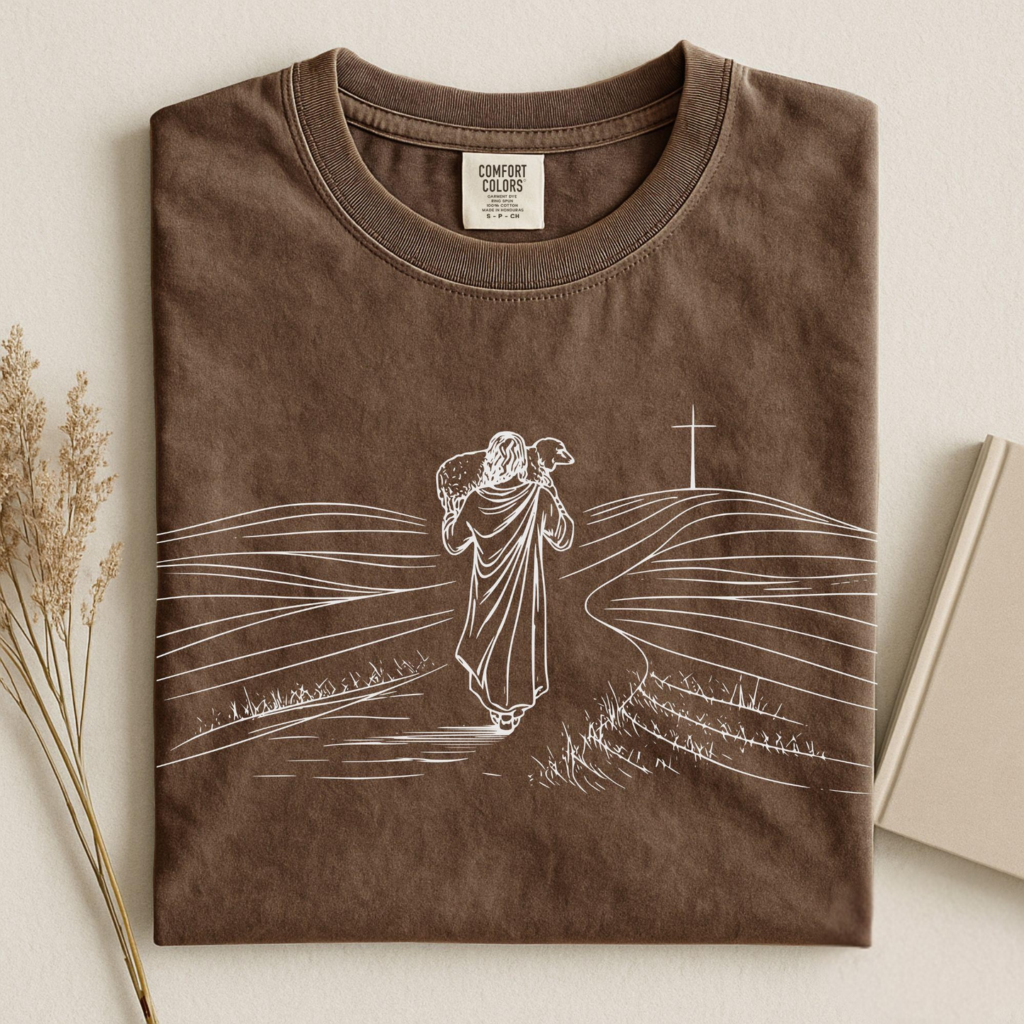 Jesus Holding Sheep Shirt