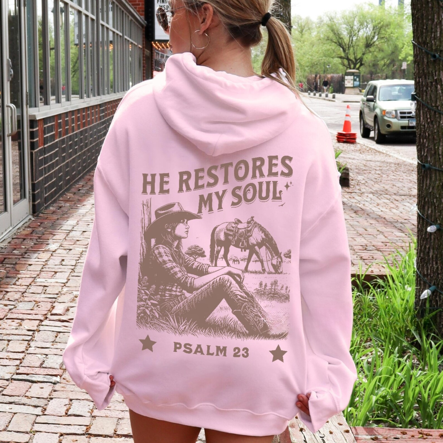 He Restores My Soul Hoodie