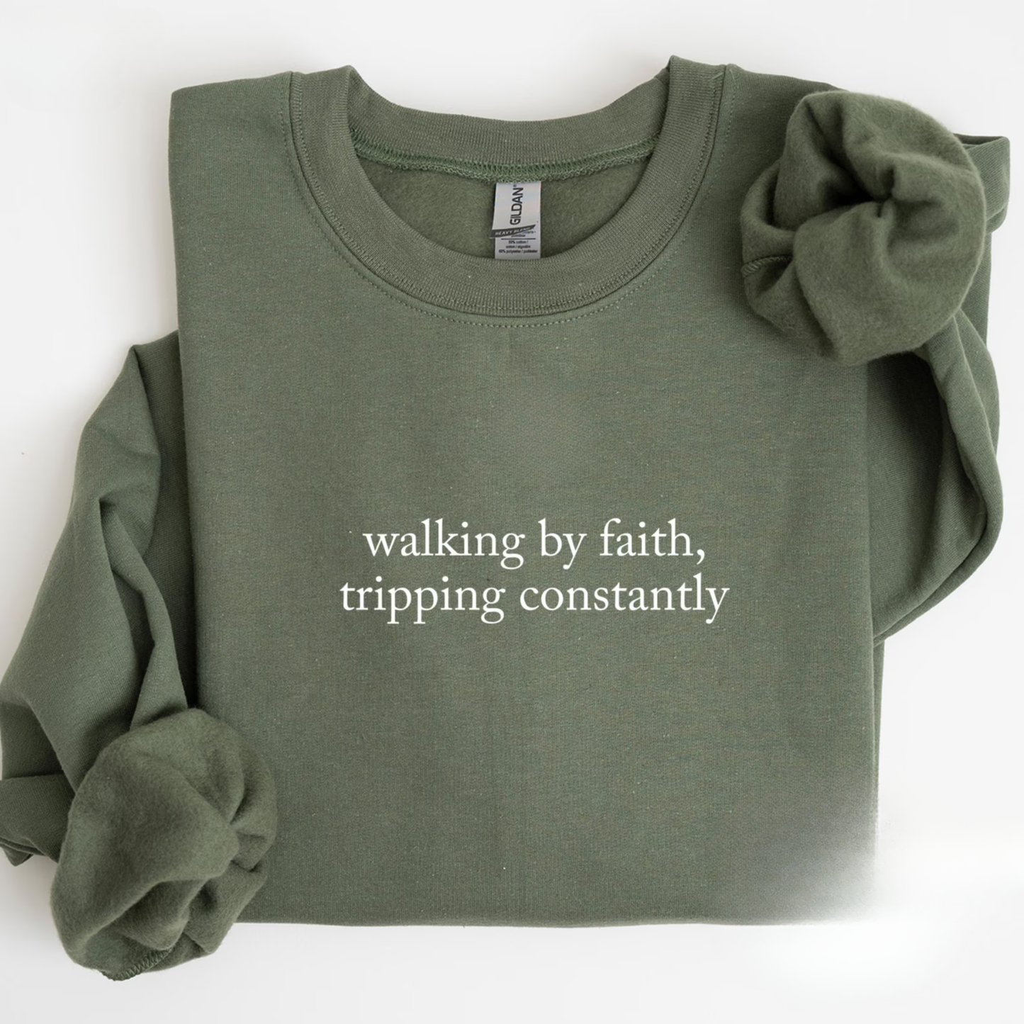 Walking By Faith Sweater New