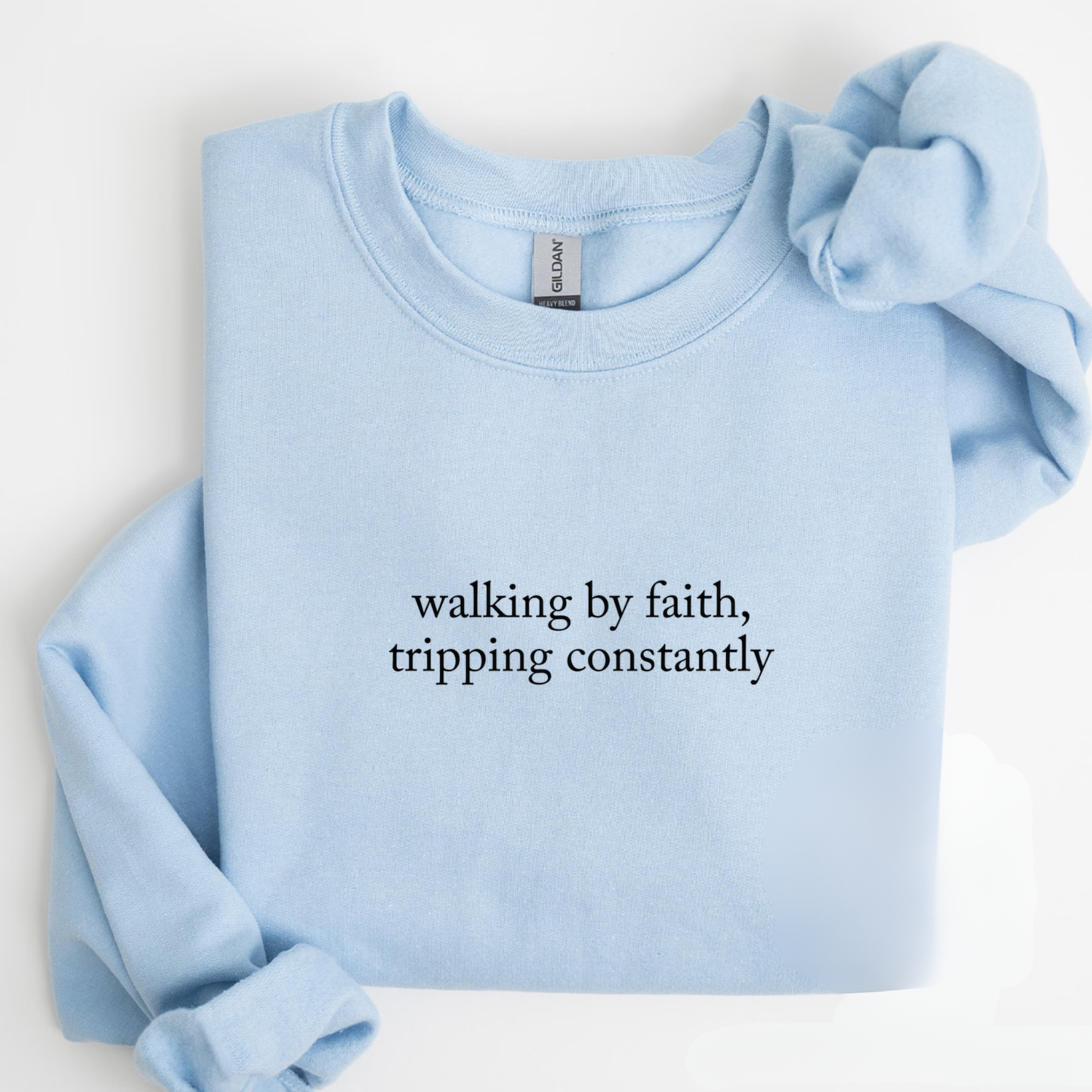 Walking By Faith Sweater New
