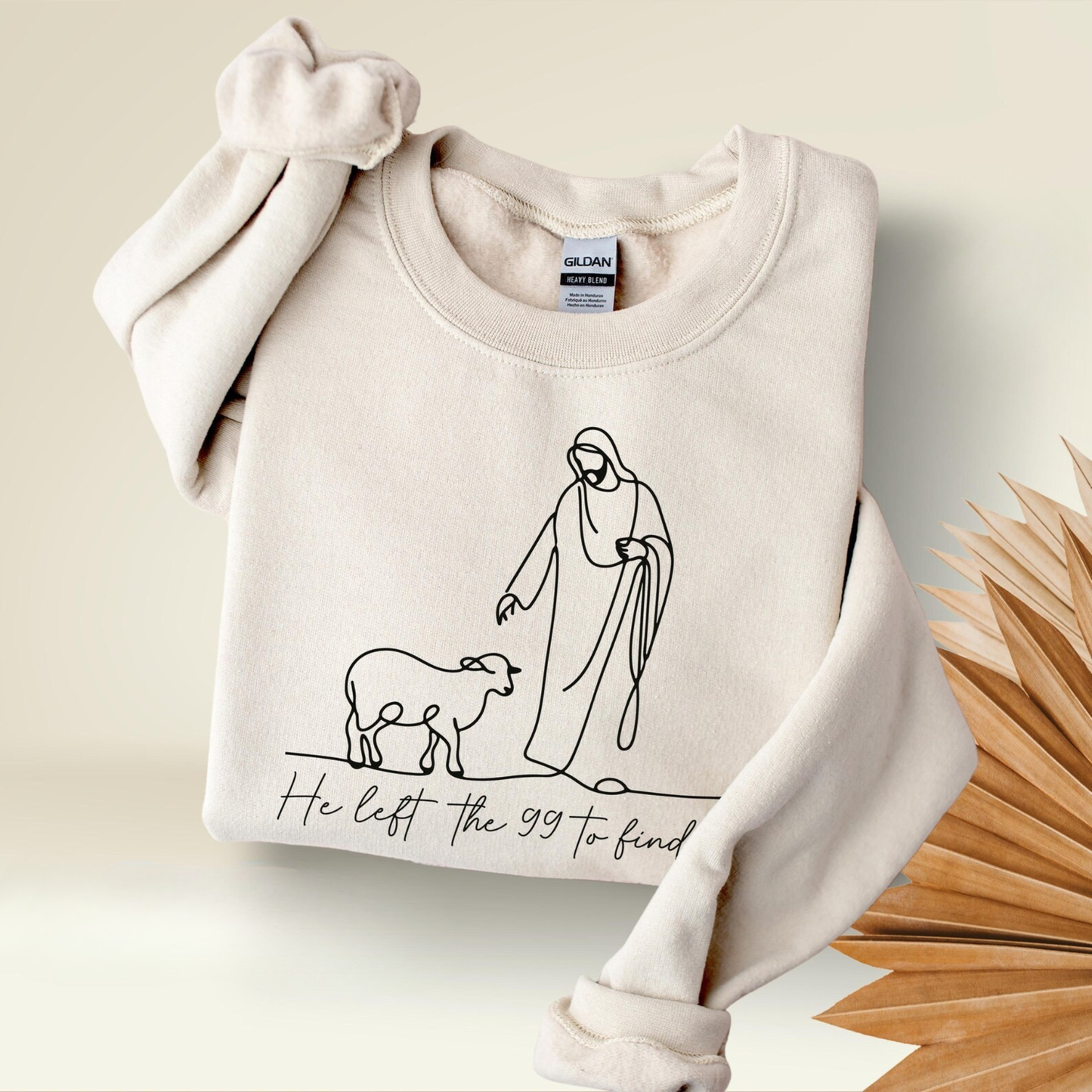 He Left The 99 Sweater V