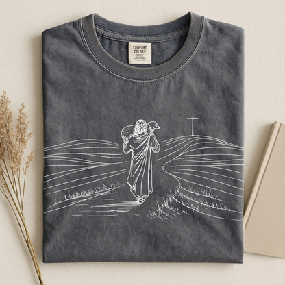Jesus Holding Sheep Shirt