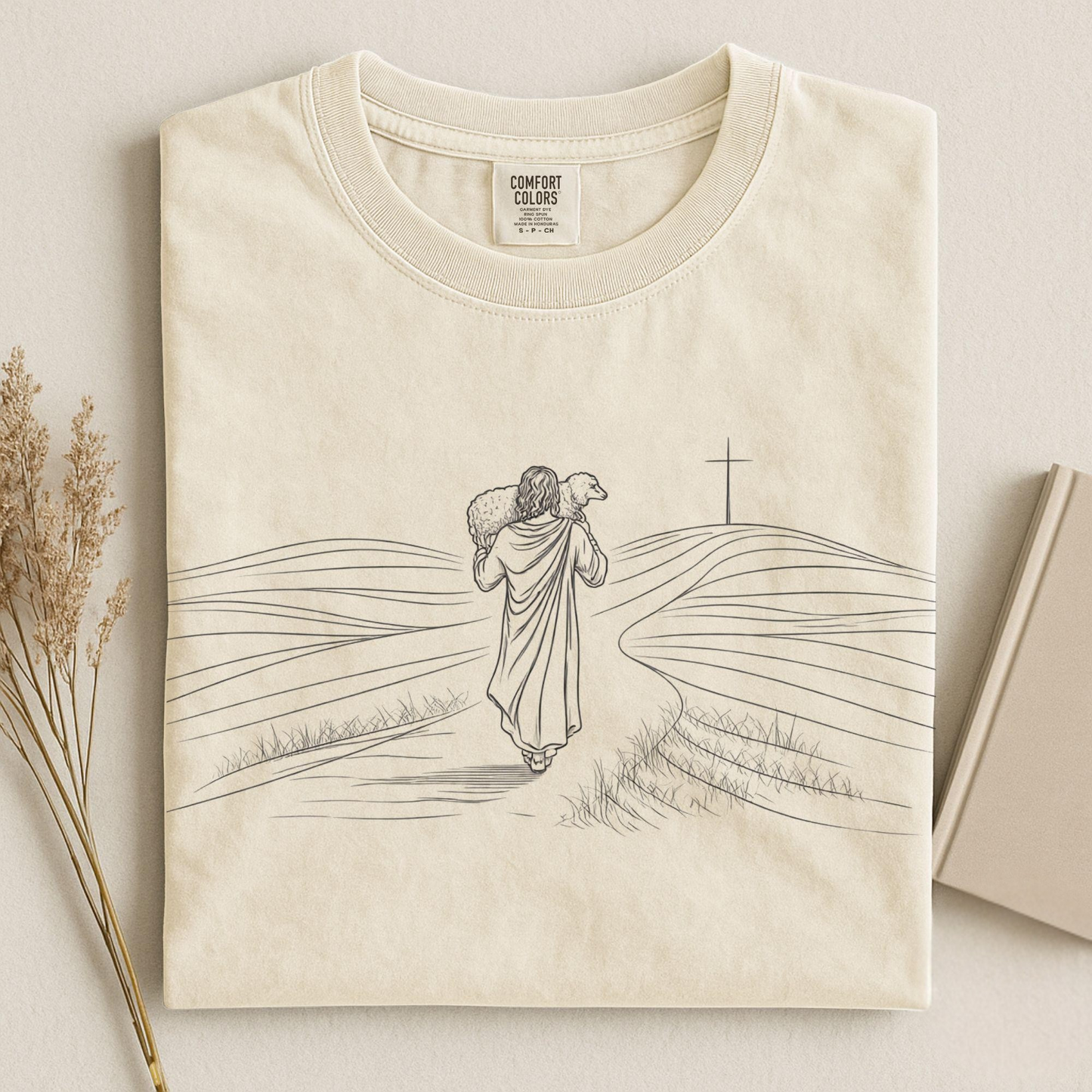 Jesus Holding Sheep Shirt