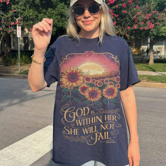 God Is Within Her V3 Tee
