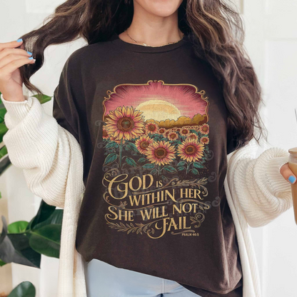 God Is Within Her V3 Tee